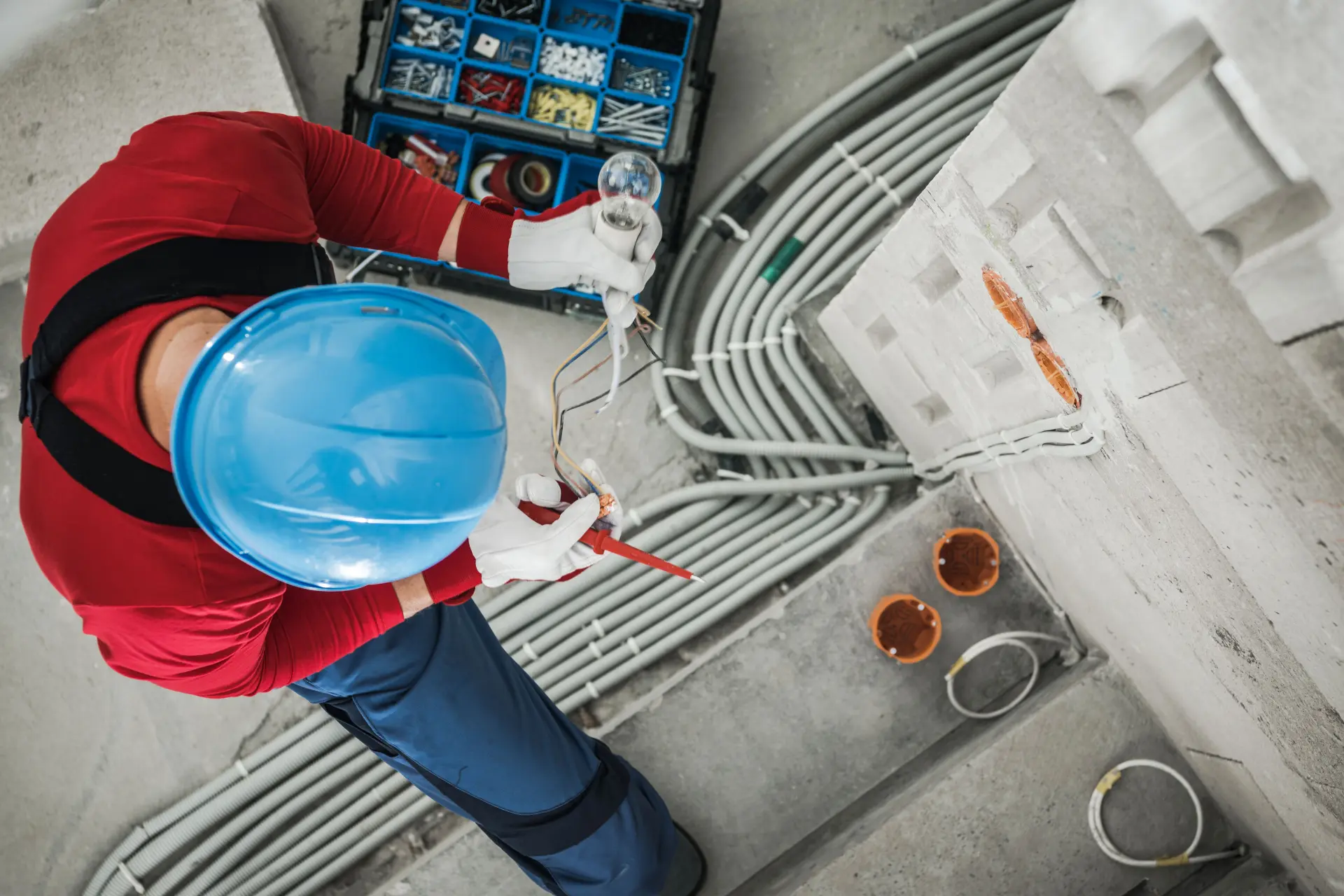 nieuwe elektrische installaties voor bedrijven